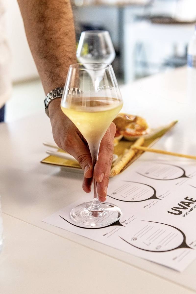 Artisanal snack pairings at UVAE