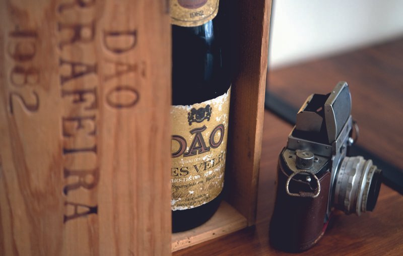 Vintage Portuguese wine